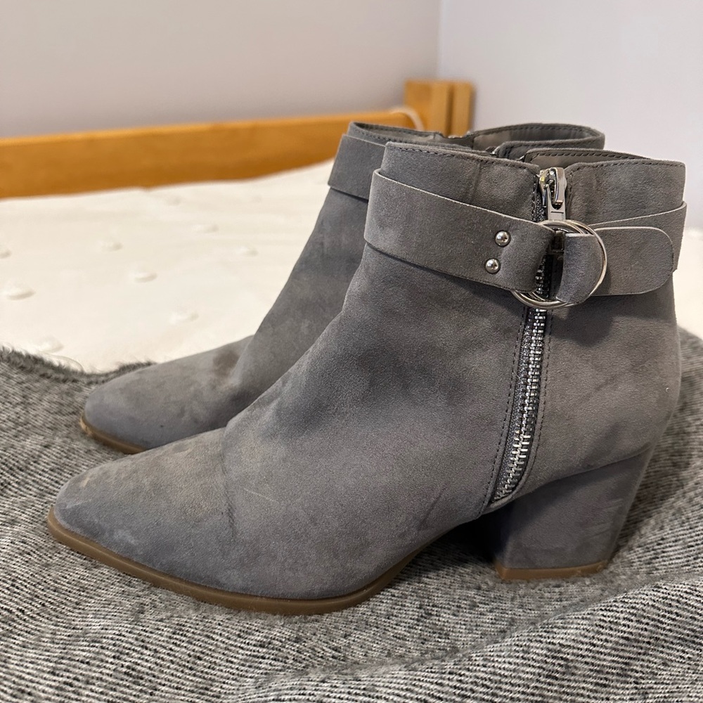 Women’s faux suede ankle boots